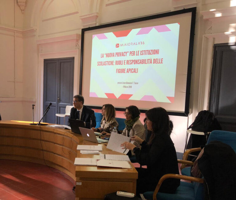 Liceo Tasso di Roma su privacy e GDPR nelle scuole